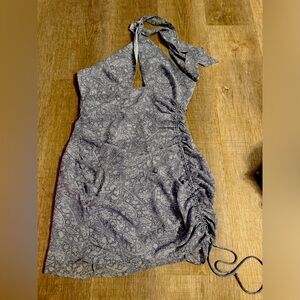 NWOT Em & Elle Size small Blue Paisley dress